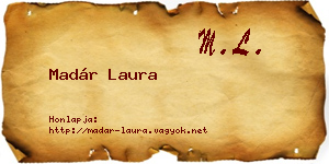 Madár Laura névjegykártya